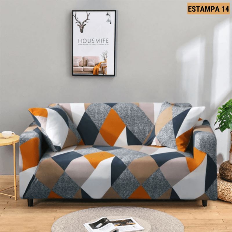 Capa de Sofá Mágica Estampada Magic Cover