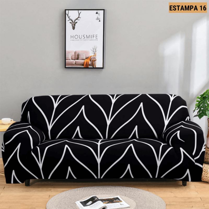 Capa de Sofá Mágica Estampada Magic Cover