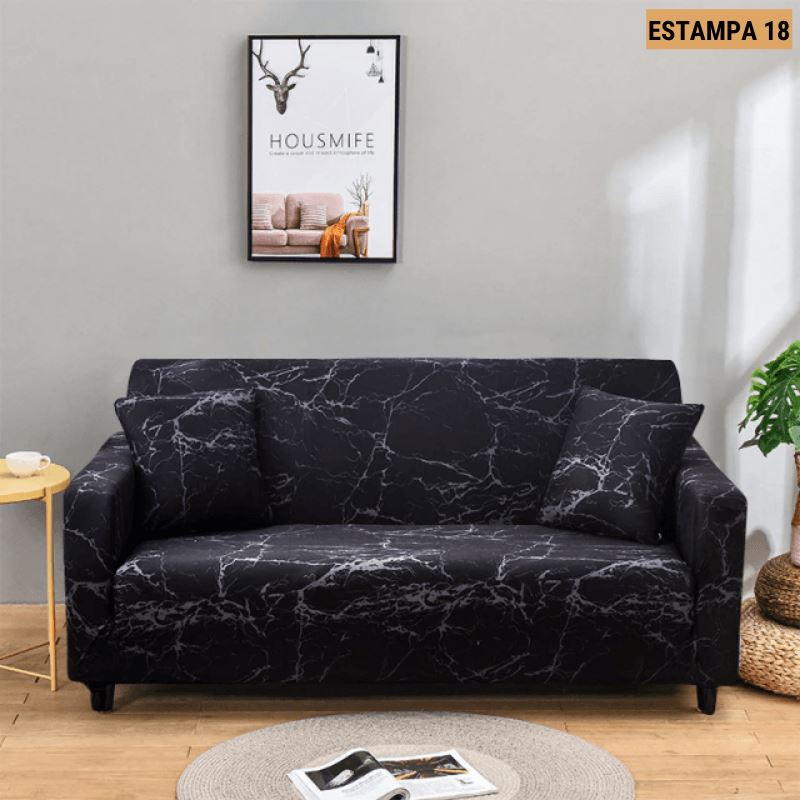 Capa de Sofá Mágica Estampada Magic Cover
