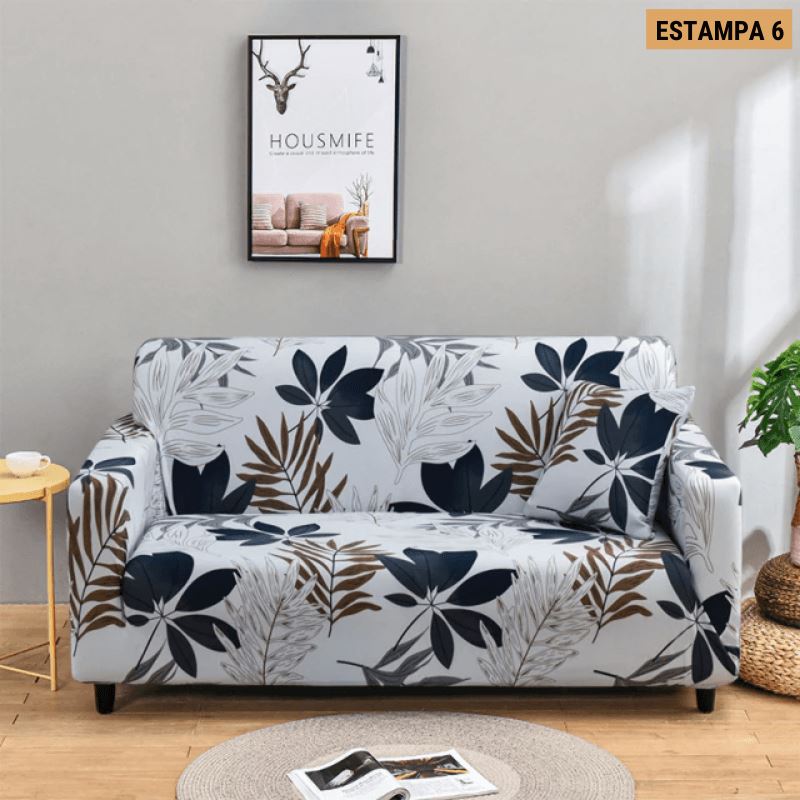 Capa de Sofá Mágica Estampada Magic Cover