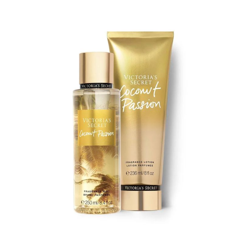 Kit Victoria’s Secret Coconut Passion - Hidratante 236ml + Body Splash 250ml