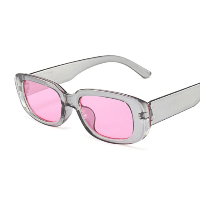 Óculos de Sol Vintage Retangular Feminino