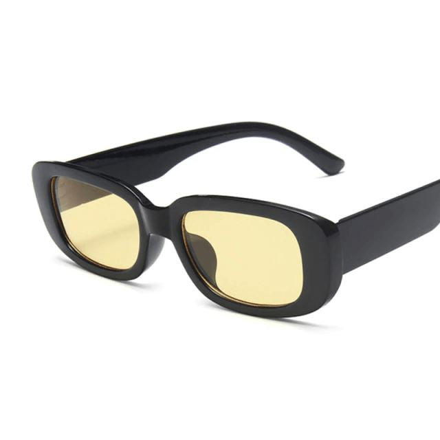 Óculos de Sol Vintage Retangular Feminino